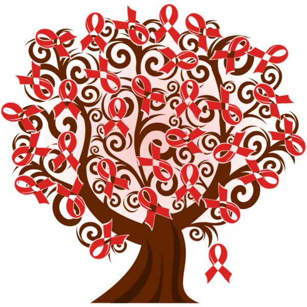HIV AIDS Red Ribbon Tree Thumbnail
