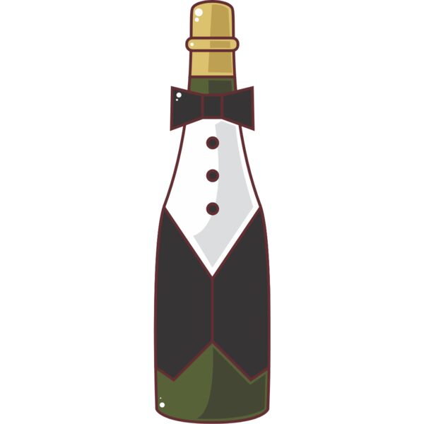 Wedding Groom Champagne Bottle 1 Thumbnail