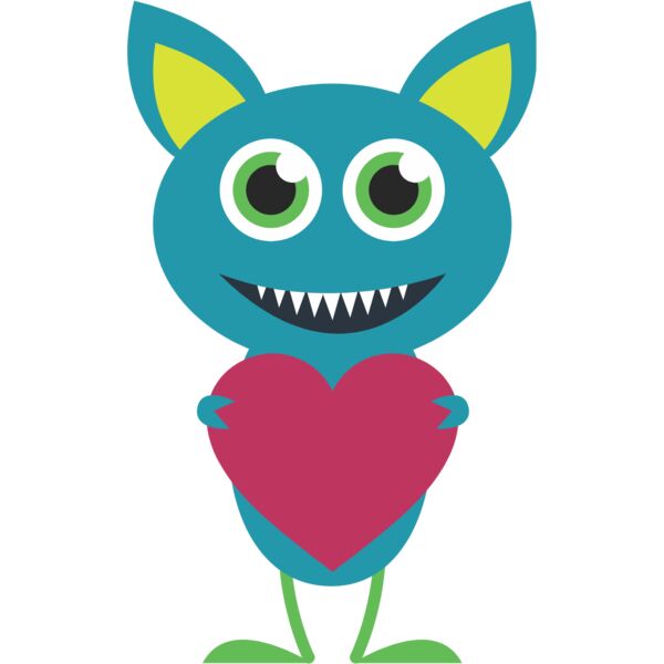 Cute Monster Heart 1 Thumbnail