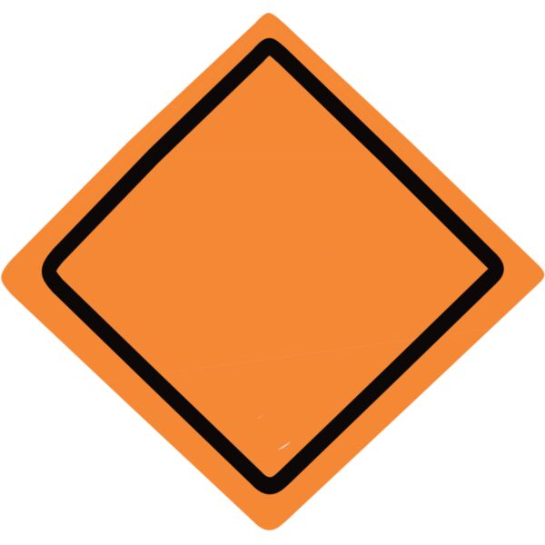 Construction Caution Sign Thumbnail
