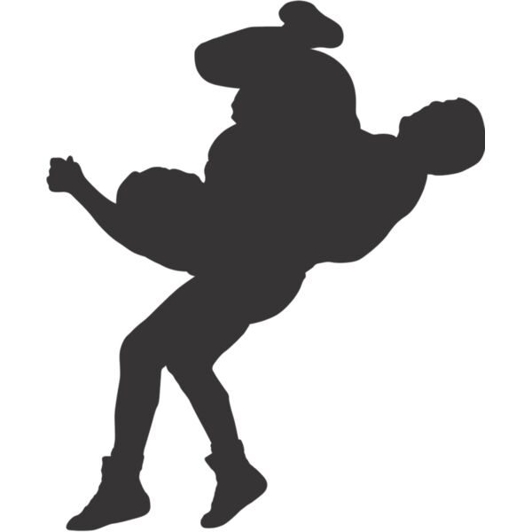 Wrestling Silhouette 7 Thumbnail