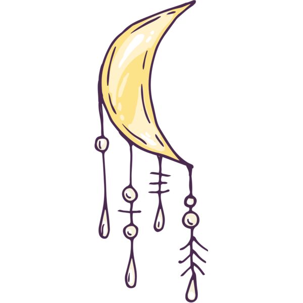 Watercolor Tribal Moon Dream Catcher 1 Thumbnail