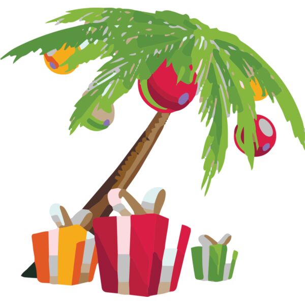 Christmas Palm Tree Gifts Presents 1 Thumbnail