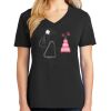 Ladies Core Cotton V-Neck Tee Thumbnail