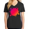 Ladies Core Cotton V-Neck Tee Thumbnail